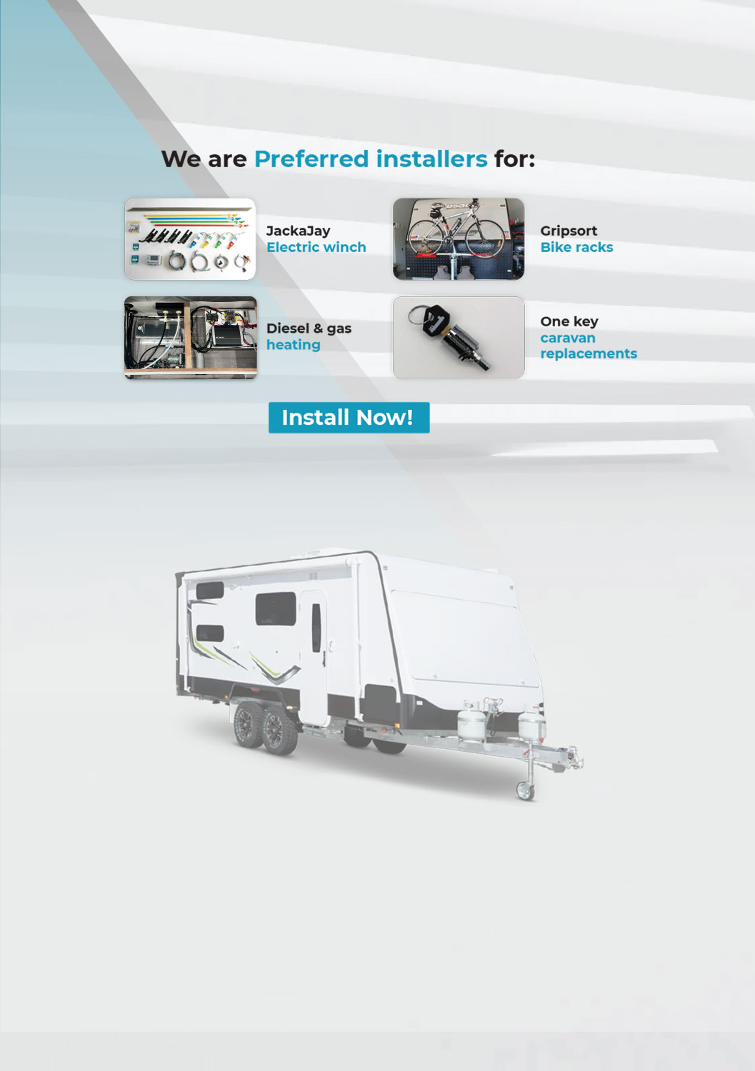 Custom Caravan Repairs in Oak Flats